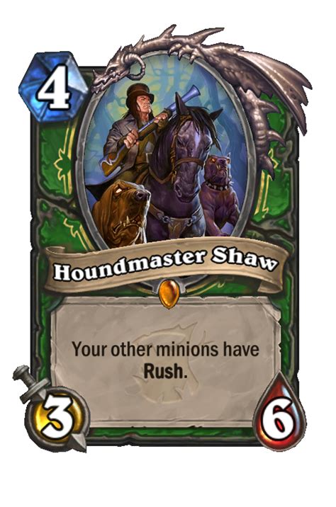 best witchwood decks|Monster Hunt Houndmaster Shaw Guide .